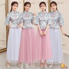 Chinese Bridesmaid clothes 2022 new pattern bride Bridesmaid marry Confidante Sister skirt Chinese style have more cash than can be accounted for Autumn and winter Cross border