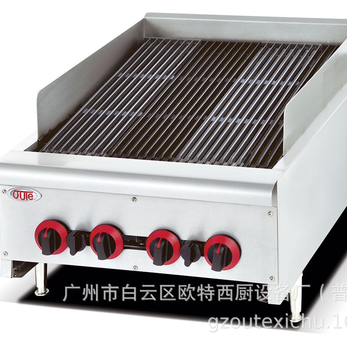 欧特厂家热销台式燃气热辐射炉OT-24A不锈钢烧烤炉烤肉炉