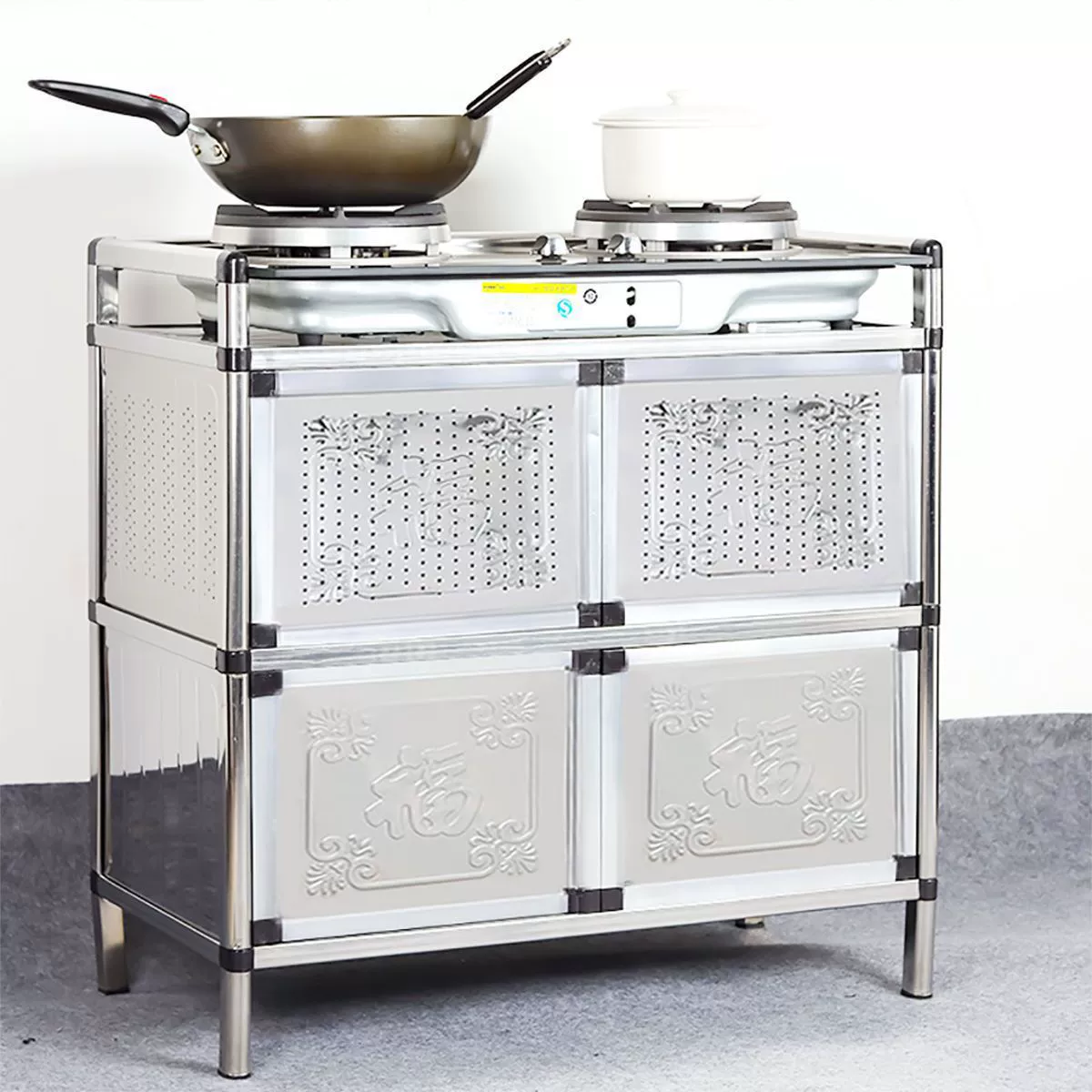 Шкаф из нержавеющей стали, шкаф для хранения, шкаф для хранения плиты, кухонный шкаф, шкаф для плиты, бытовой шкаф из алюминиевого сплава