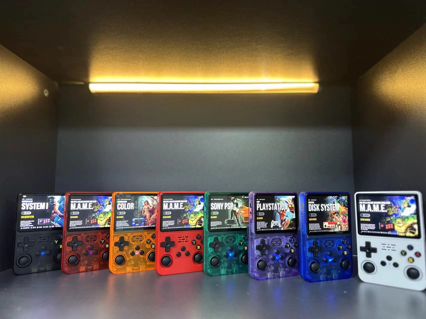 Transfronterizo R36S de código abierto portátil portátil retro juego de arcade nostálgico sistema dual 3D consola de juegos portátil