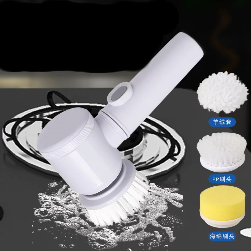 Universal handheld wireless electric brush for home use, helmet, set