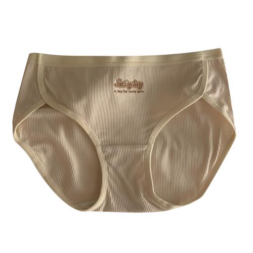 Independent package] 4 pairs of sports style underwear for girls, pure cotton, antibacterial, high fork, sexy schoolgirl triangle shorts