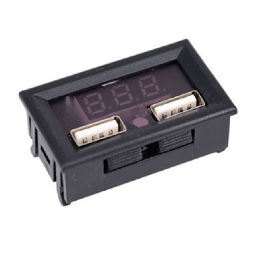 12 В 24 В до 5 В понижающий модуль двойной USB-зарядка автомобильный источник питания автомобильный аккумулятор измеритель напряжения