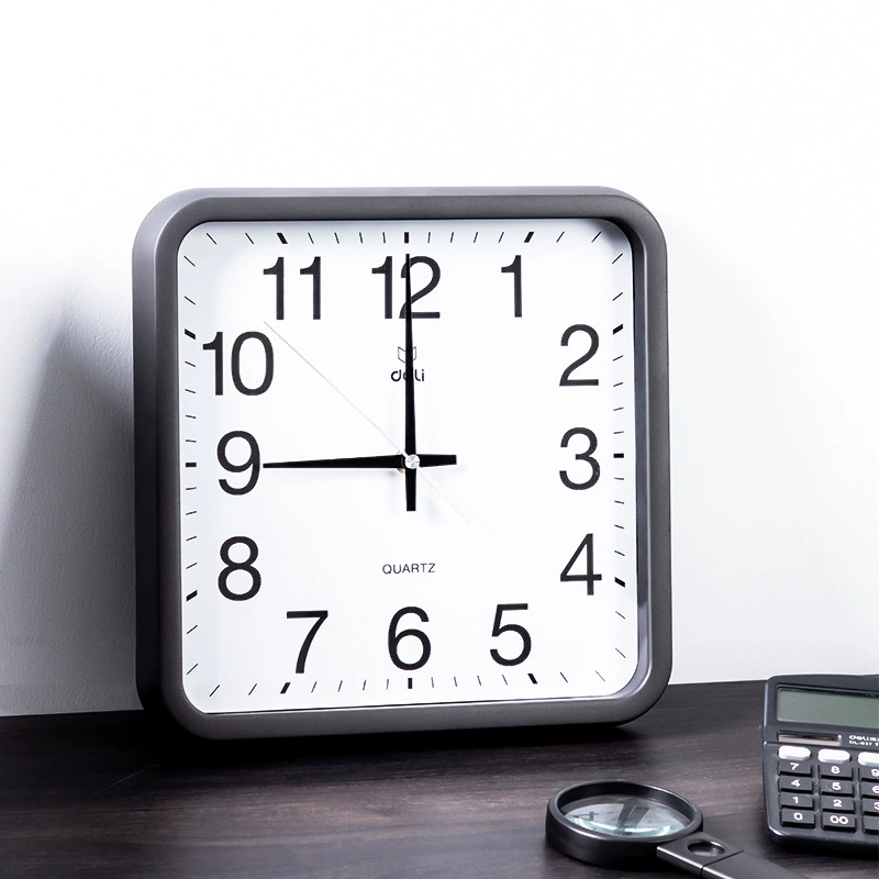 Deli 8832 Wall Clock (Black)