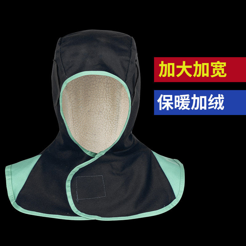 Soldadura ignífugo sombrero a prueba de polvo chale pulido anti-splash sombrero soldador chale a prueba de quemaduras fábrica al por mayor