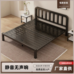 ベッド主臥ツインベッド現代シンプル1メートル2太くて厚い鉄芸ベッド賃貸用1.5メートルシングルベッド