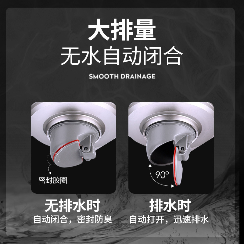 特厚ステンレス地漏銃灰色潜全銅地漏芯艇水トイレシャワー室防臭器卸売り|undefined