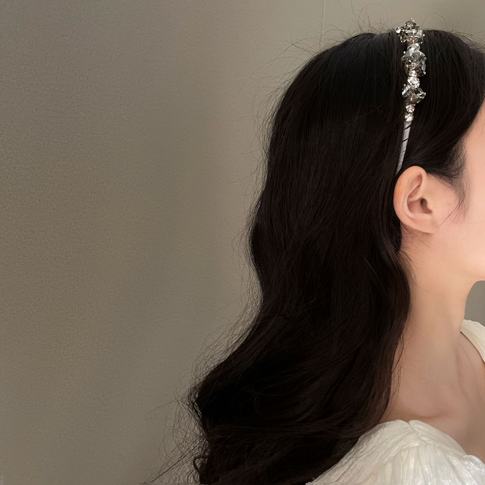 "Falling world" fata cristallo compleanno fascia elegante retrò francese accessori per capelli copricapo stile principessa coreana_voghion.com