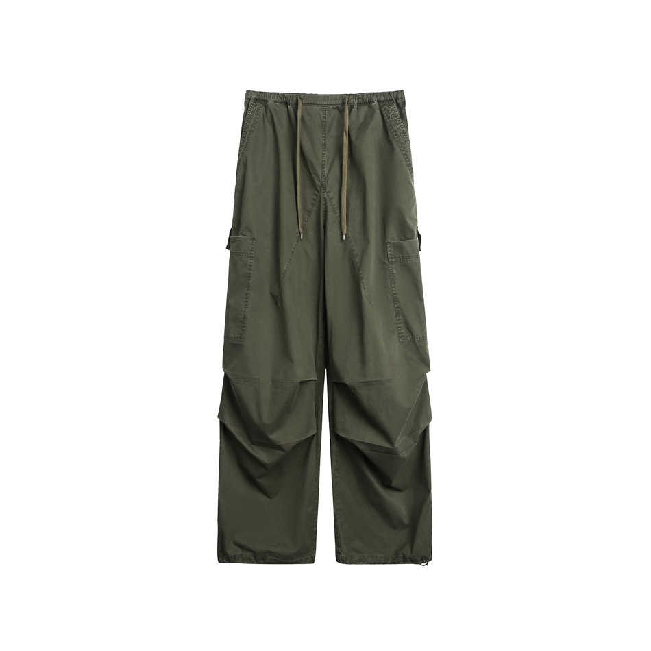 OUSWE China-Chic gewaschene gebrauchte Overalls Herren lockere und vielseitige gerade Freizeithose Deckhose RK67_voghion.com