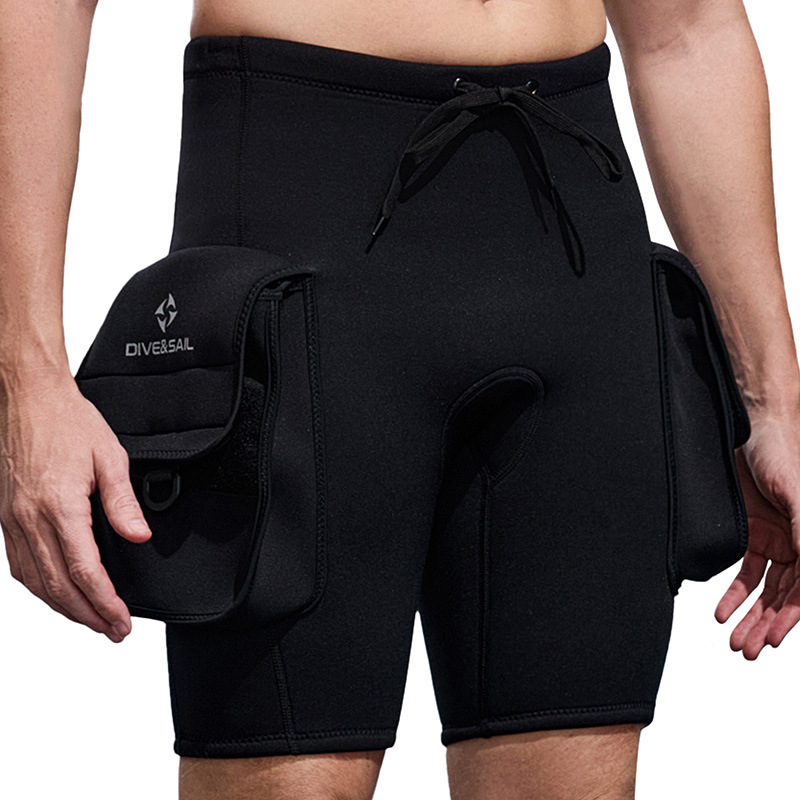 New 3mm Diving Shorts with Large Pockets, Warm Diving Pants for Snorkeling, Surfing, Sailing, Swimming, and Diving Gear New 3mm Diving Shorts with Large Pockets, Warm Diving Pants for Snorkeling, Surfing, Sailing, Swimming, and Diving Gear