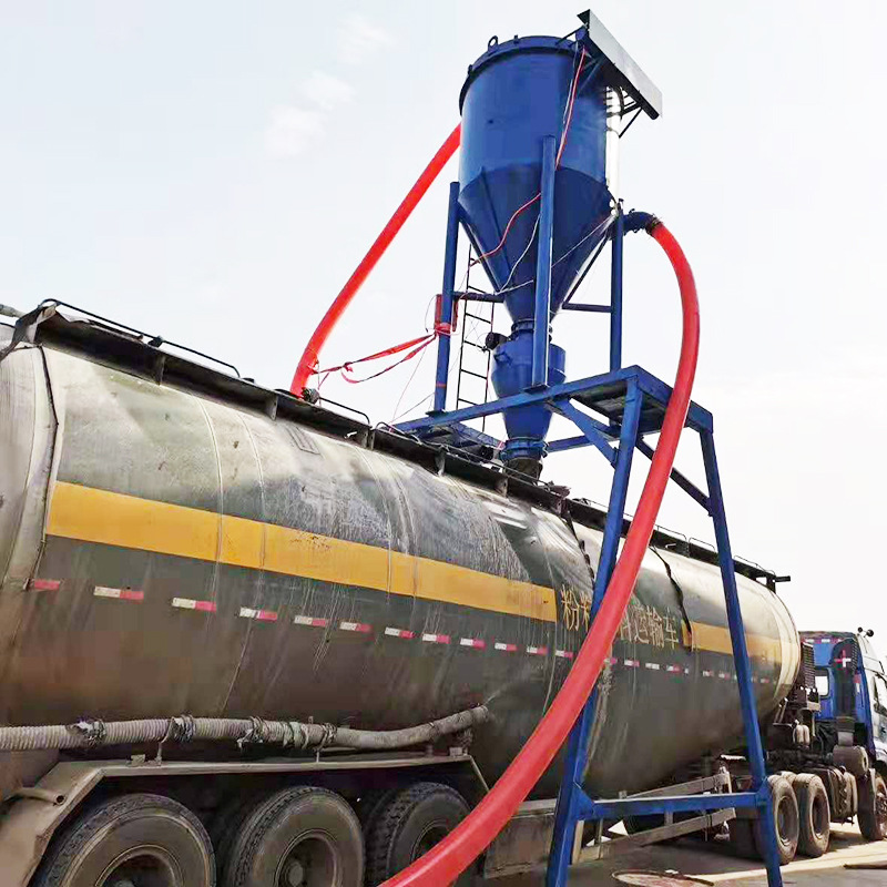 广州粉煤灰自吸式气力输送机 脉冲除尘气力吸灰机 粉煤灰装车机