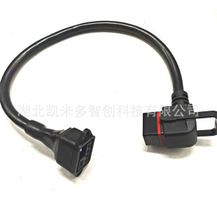 New national standard 2 4 electric car lithium battery charger plug socket extension cord