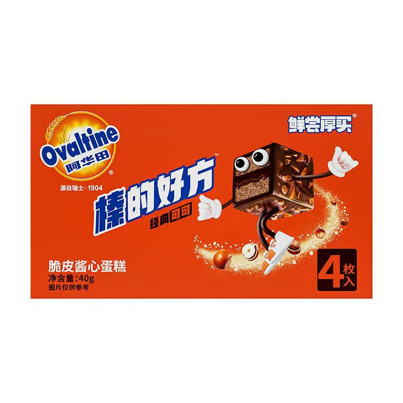 오발틴 헤이즐넛 굿스퀘어 크리스피 케이크 40g