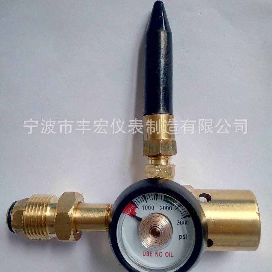 宁波丰宏仪表制造批量外贸充气球减压阀 批发氦气减压器