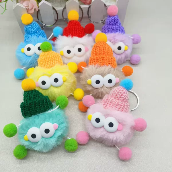Long-Legged Elf Coal Ball Ins Popular Cute Doll Bag Pendant Plush Doll Car Keychain Pendant