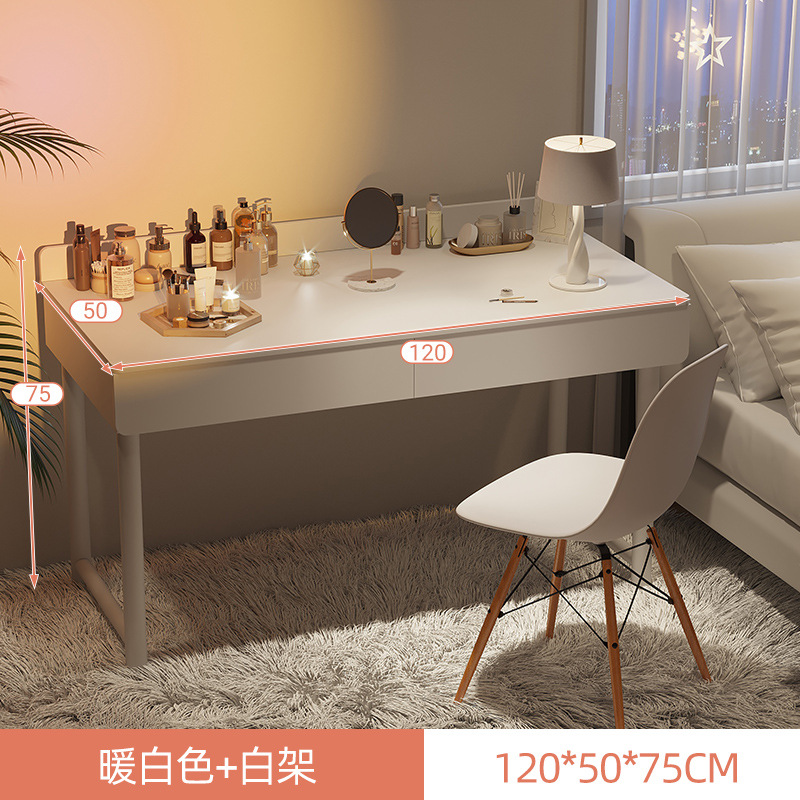 Mesa de maquillaje simple dormitorio de niñas hogar blanco comedor de vestir ins viento simple alquiler de escritorio de computadora