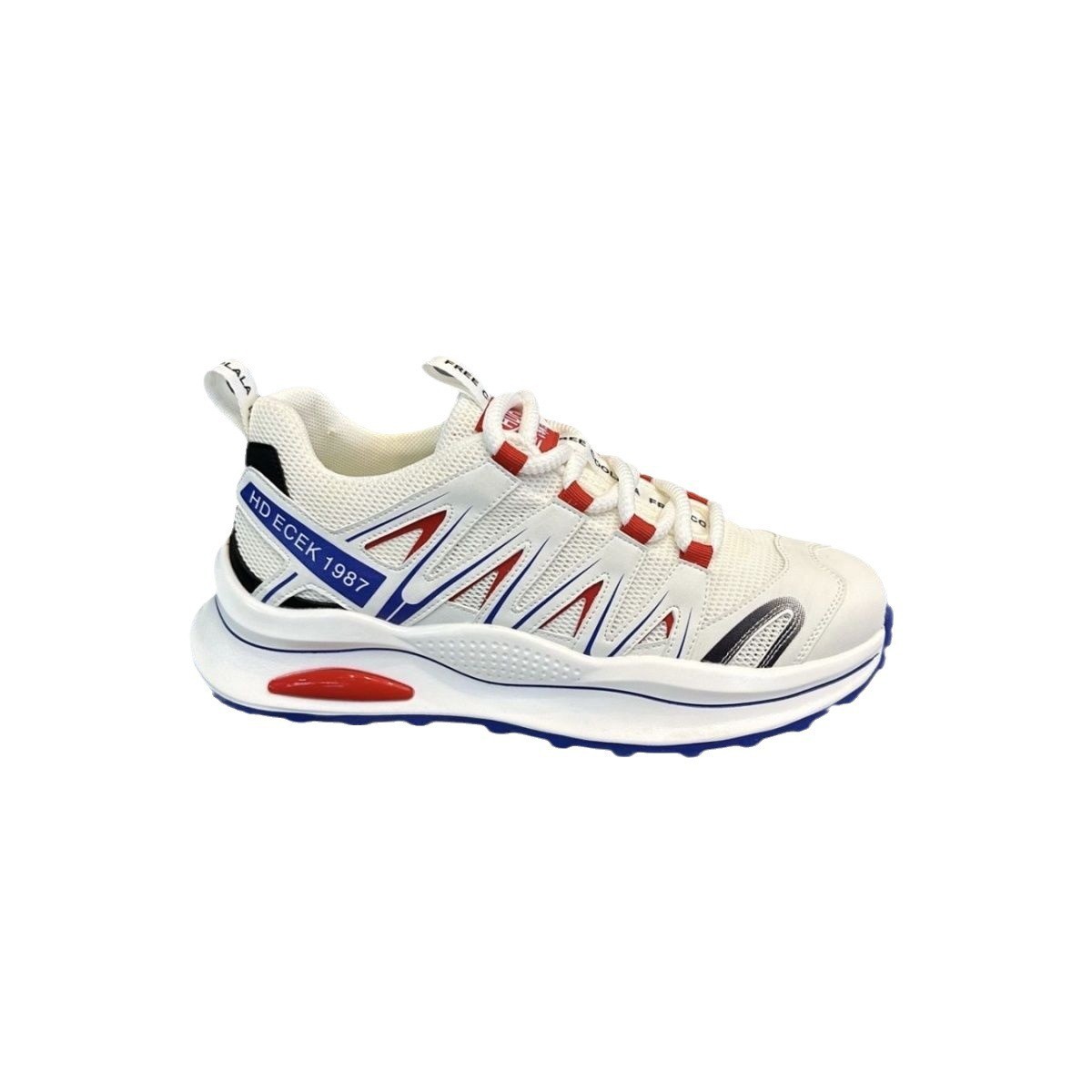 Calzado deportivo al por mayor para hombre, suela gruesa, zapatos de moda altos, cómodos y ligeros, zapatos de hombre transpirables de malla con cordones de corte bajo a juego