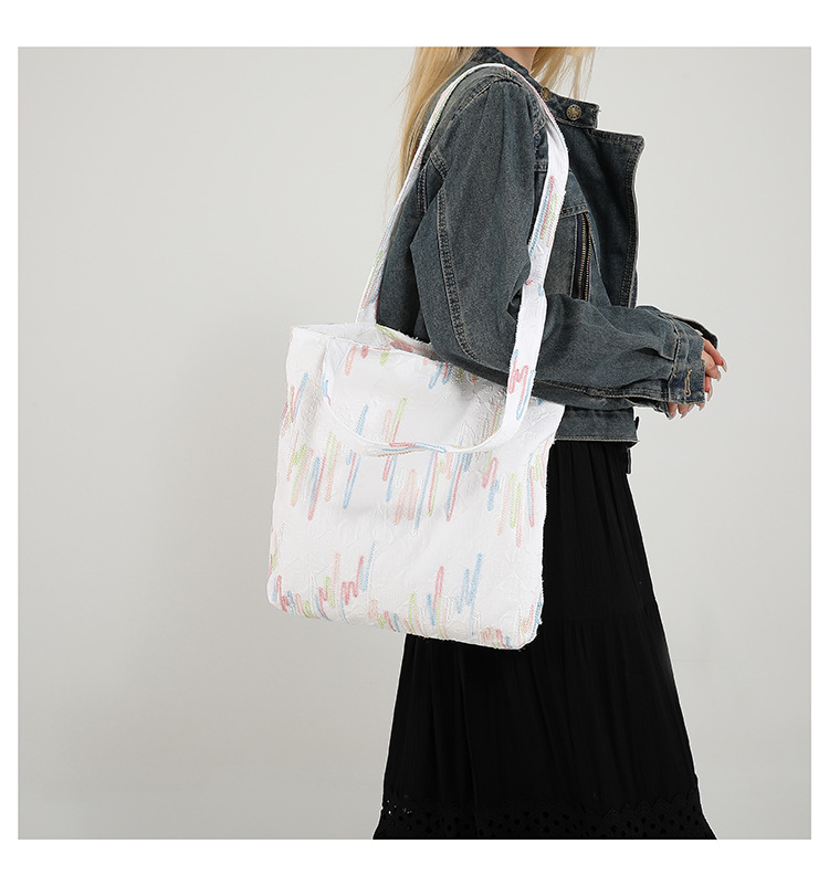 Casual and simple commuter underarm bag, large-capacity tote bag, new autumn 2024 fashion and niche single-shoulder crossbody bag undefined
