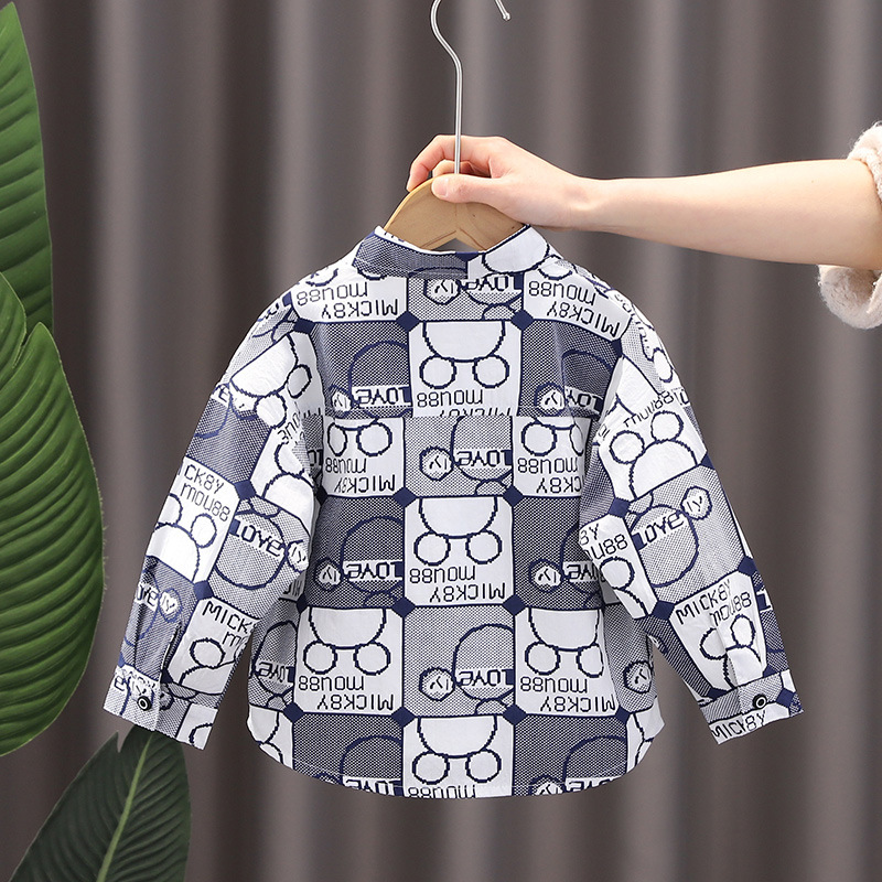 Camisetas de Dibujos Animados Estilo Coreano para Niños, Primavera y Otoño 2025, Chaquetas Delgadas de Manga Larga con Bloques de Color