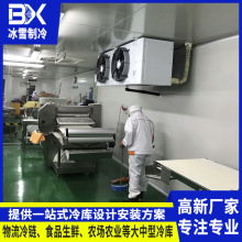 海鲜肉类速冻库 水果蔬菜保鲜库 超市商用速冻库低温冷库全套设备