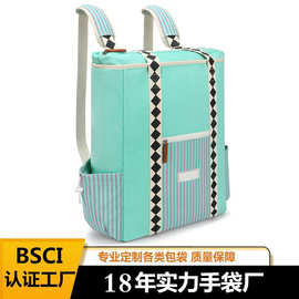 新款背包双肩手提两用包女士手提旅行包干湿分离休闲帆布背包