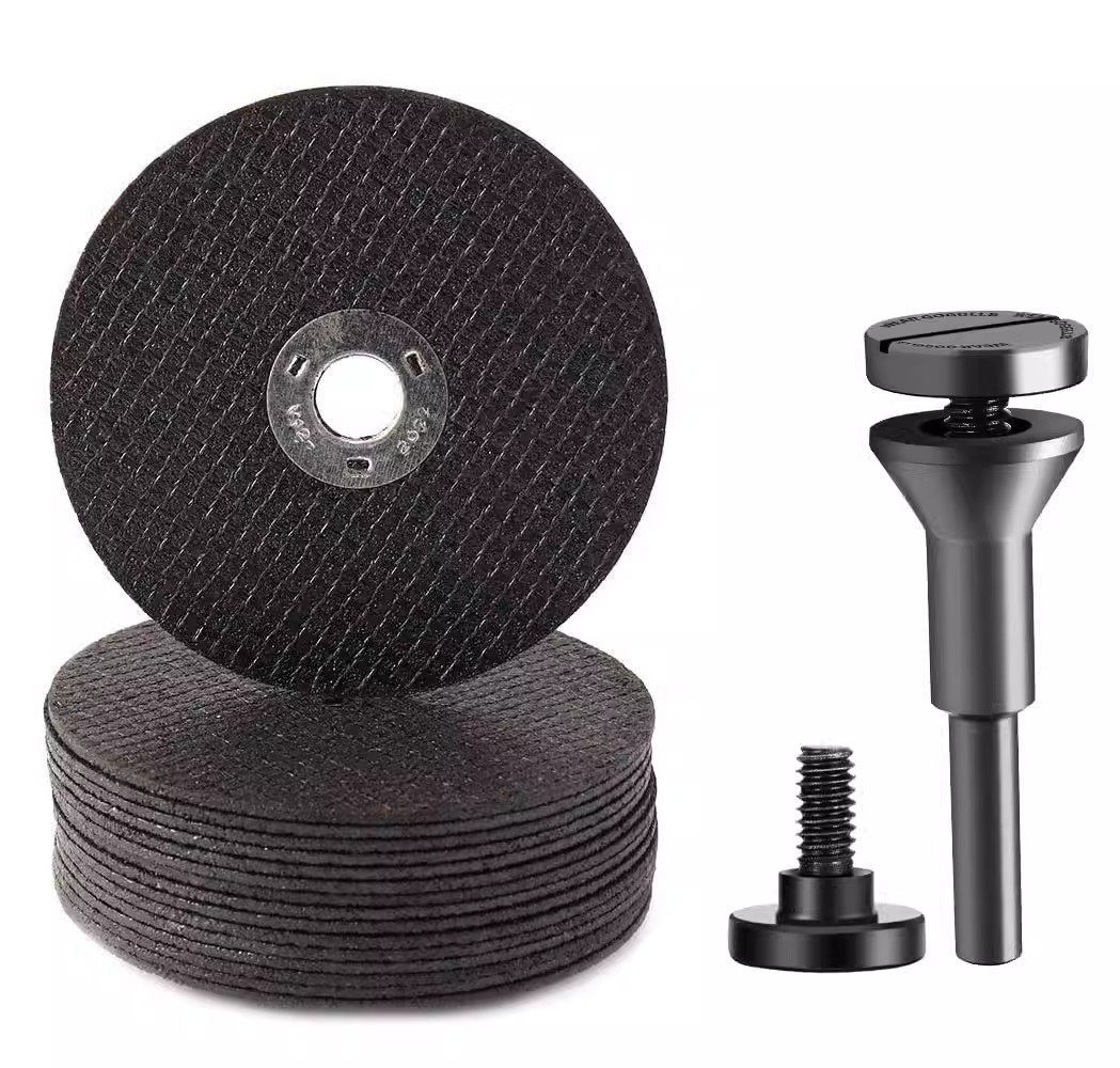 多功能切割片夹紧杆固定杆磨片连接杆适合6mm和10mm内孔耗材