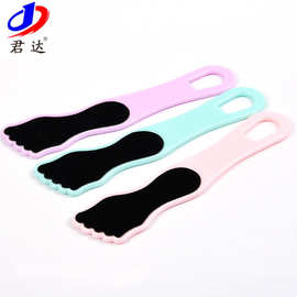 厂家直供 砂纸脚板锉 塑料手柄脚板搓 去死皮老茧挫 脚板搓工具