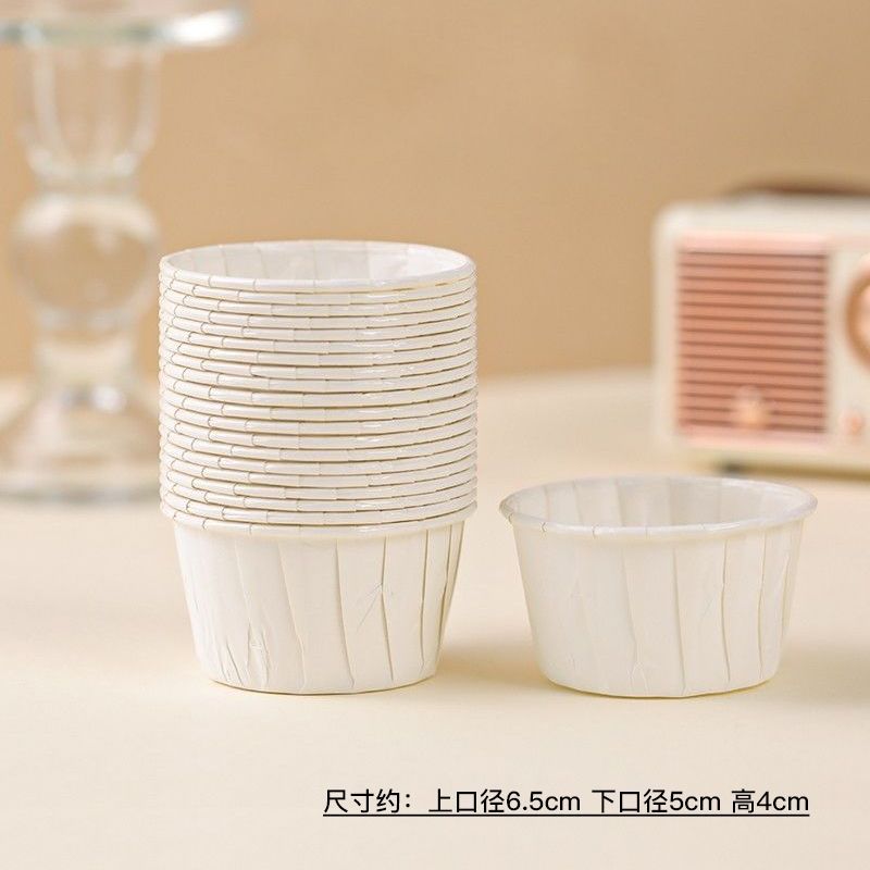 흰색 코팅지컵 50개