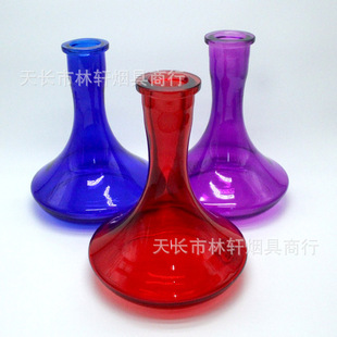 Դ�^���S������ˮ������ƿ�ض��_˹ƿ��N�ɫShisha Glass Base