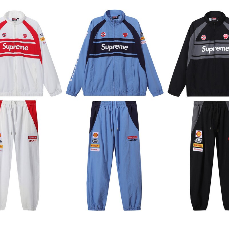 Cross-border high-end Supreme x Ducati co-branded racing-style windbreaker sports casual jacket Cross-border high-end Supreme x Ducati co-branded racing-style windbreaker sports casual jacket