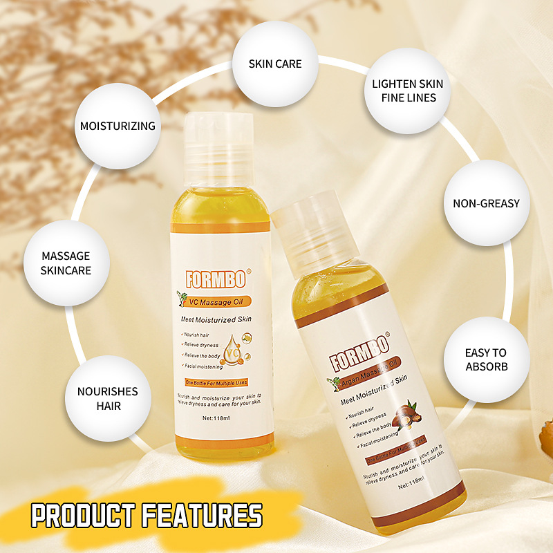 Óleo de massagem corporal FORMBO alivia a pele seca óleo de massagem para cuidados com a pele do corpo vc_voghion.com