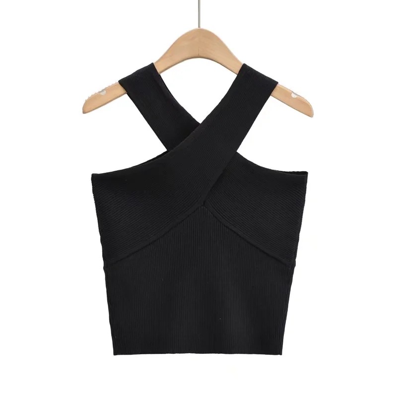 Women's Vest Tank Tops Backless Casual Classic Style Solid Color display picture 2