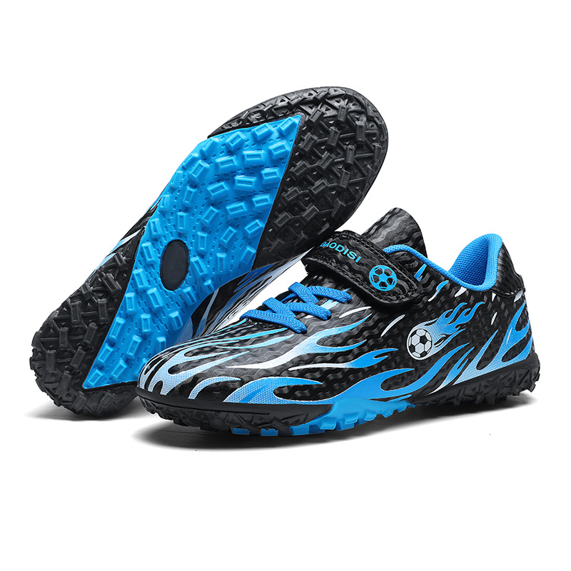 Scarpe da calcio per bambini con velcro per ragazzi campo_voghion.com