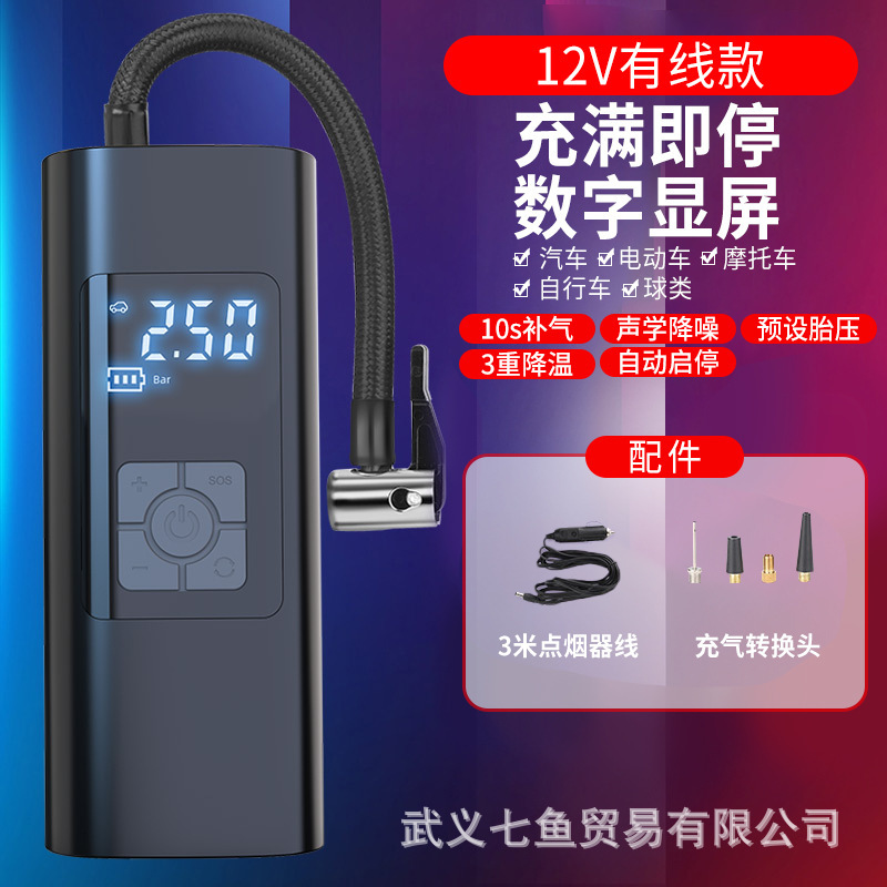 휴대용 공기 펌프 자동차 모델