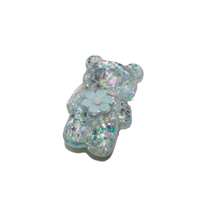 Tubing, mobile phone, table soft heel, nail sequins, with little bears, flowered