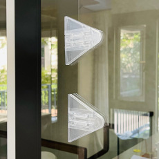 超薄透明 移门锁 宝宝安全防护粘贴式移门移窗锁 婴儿防护用品