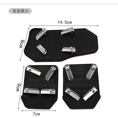 brake and accelerator pedals with – Brake caliper cover
