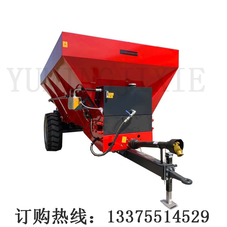 2-8方撒粪车可抛撒干粪湿粪 农用撒肥车 拖拉机悬挂撒播机 撒肥车