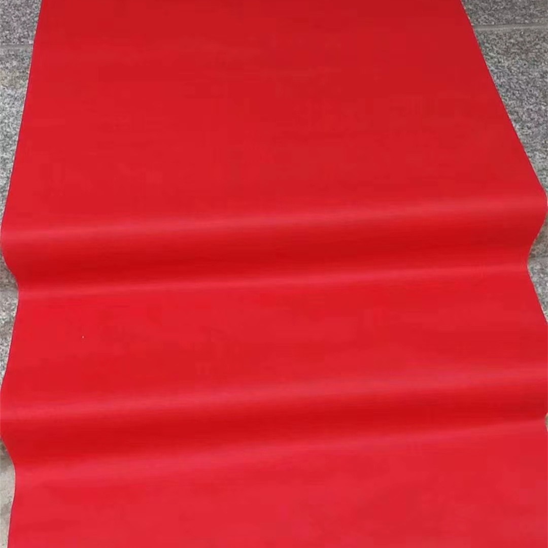 Alfombra de boda desechable no tejida de 10 metros paso a paso con alfombra roja de boda impresa feliz