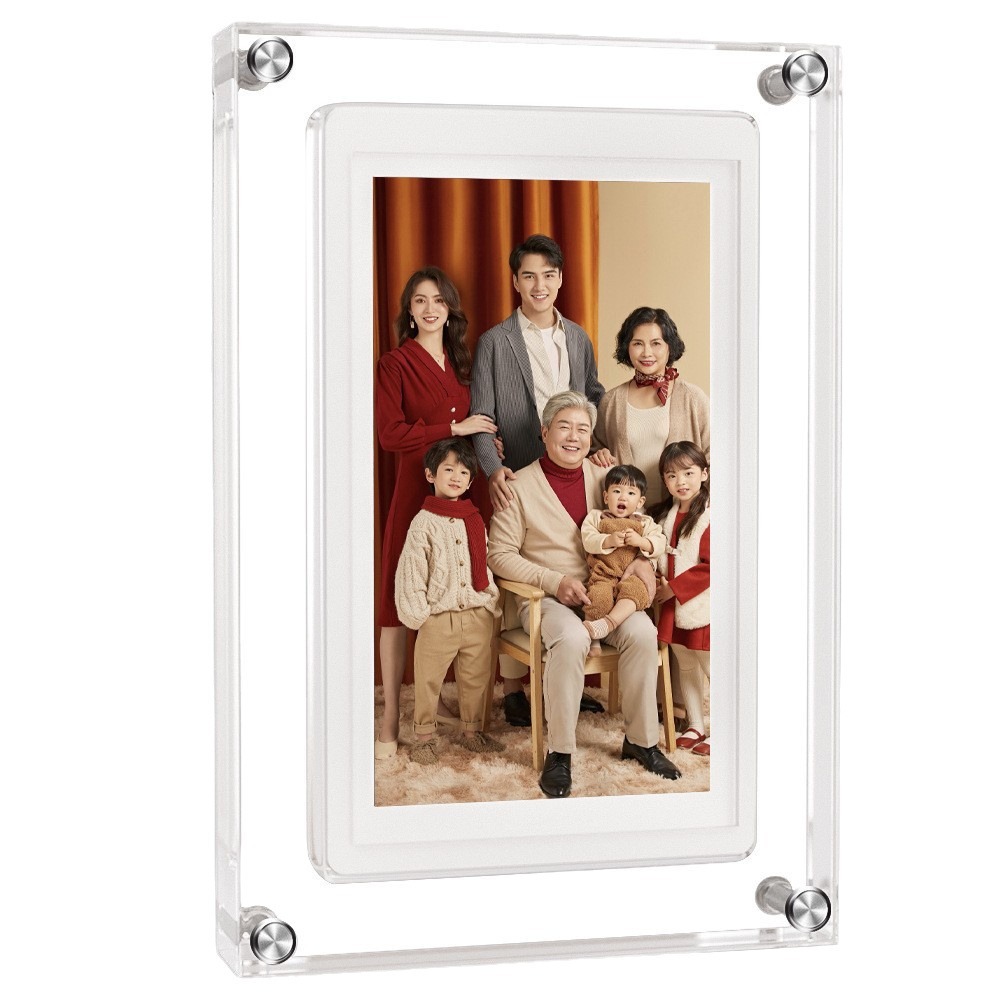5-inch acrylic wifi digital photo frame frameo cloud video player…