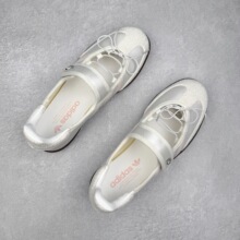 經典板鞋2025新款瑪麗珍搭扣仿滑橡膠底芭蕾系帶魔術貼舞鞋女