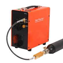 NEW WARRIOR12V车载高压充气泵4500PSI空气压缩机30MPA高压打气机