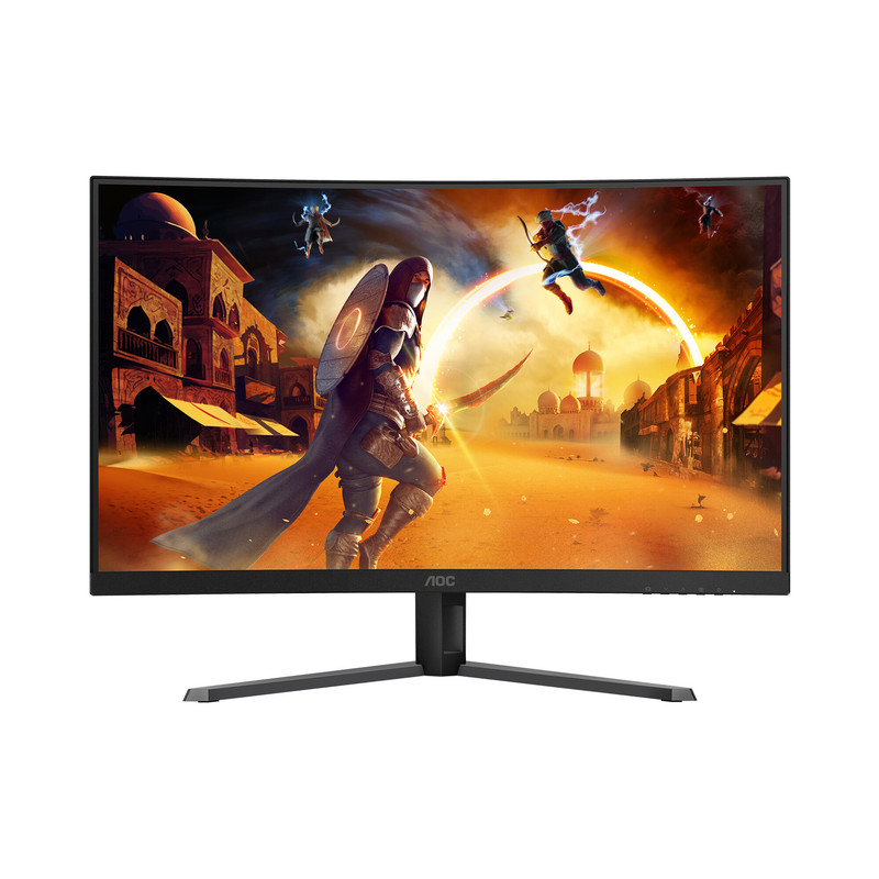 Aoc Cq32G4E Monitor 31.5inch E-Sports 2K Curved Surface 180Hz Desktop Computer Lcd Screen