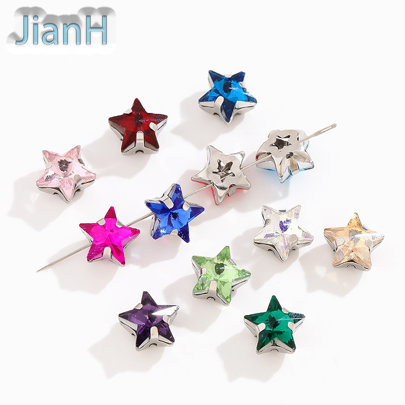 Hand-sewn five-pointed star claw drill
