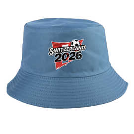 02跨境一件代发2026足球球迷助威印花遮阳太阳帽男女渔夫帽