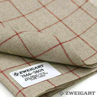 7666 Zweigart  Linen Square ��ZW32CT���鲼ʮ�ֽ�������