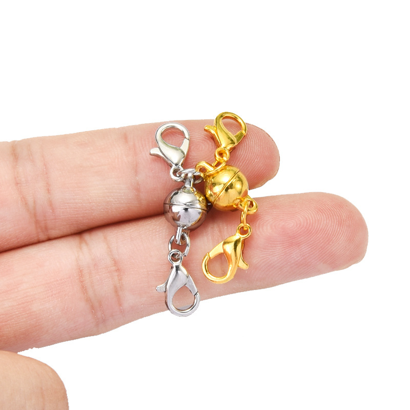 Solid Color Pattern 1 Set Alloy Gold Plated Solid Color Lobster Clasp DIY Jewelry Accessories Bracelets Necklace