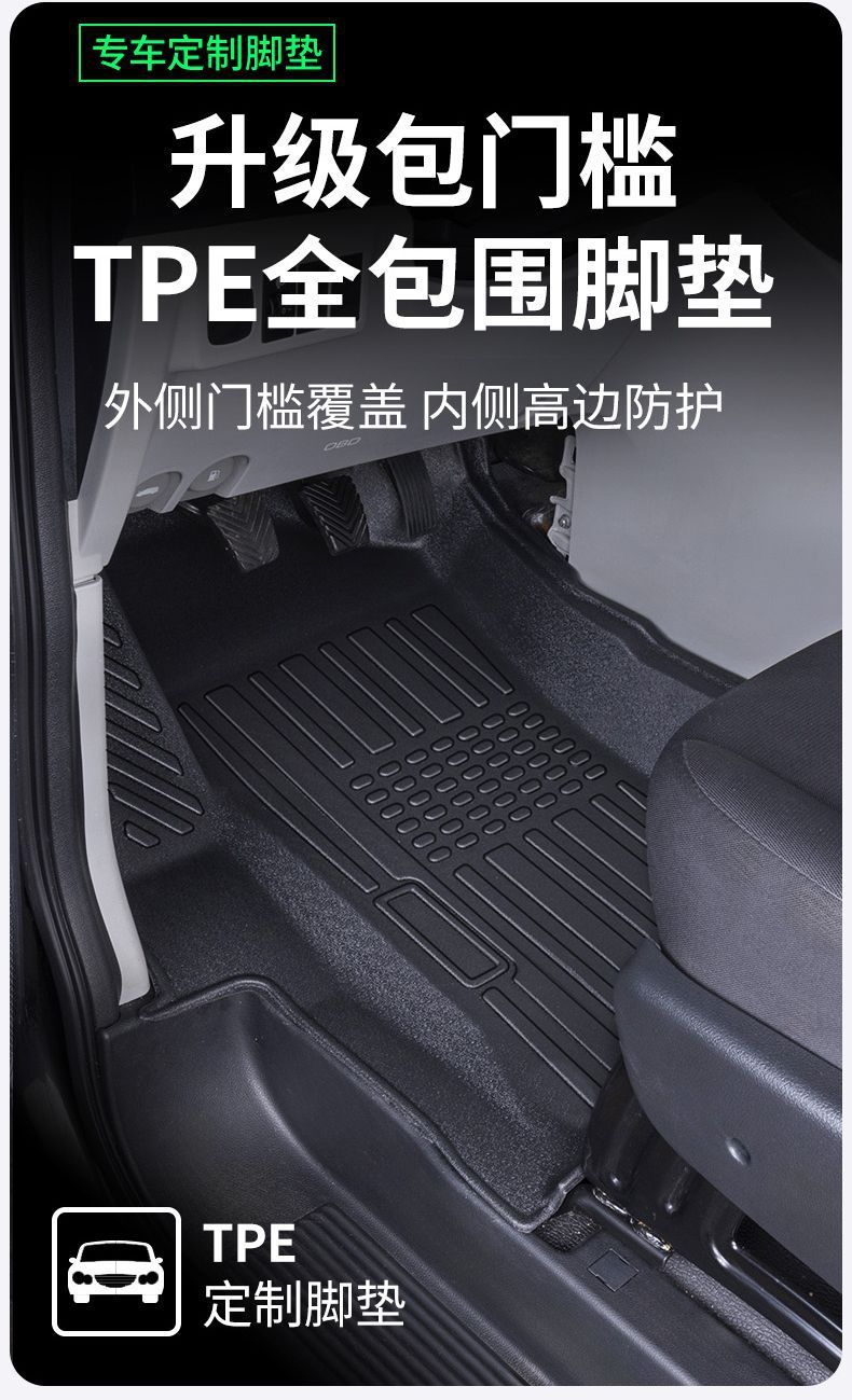 Suitable for Jac Refine M3 Floor Mats Surrounding Refine M3 Interior Accessories Tpe Car Floor Mats Trunk Mats