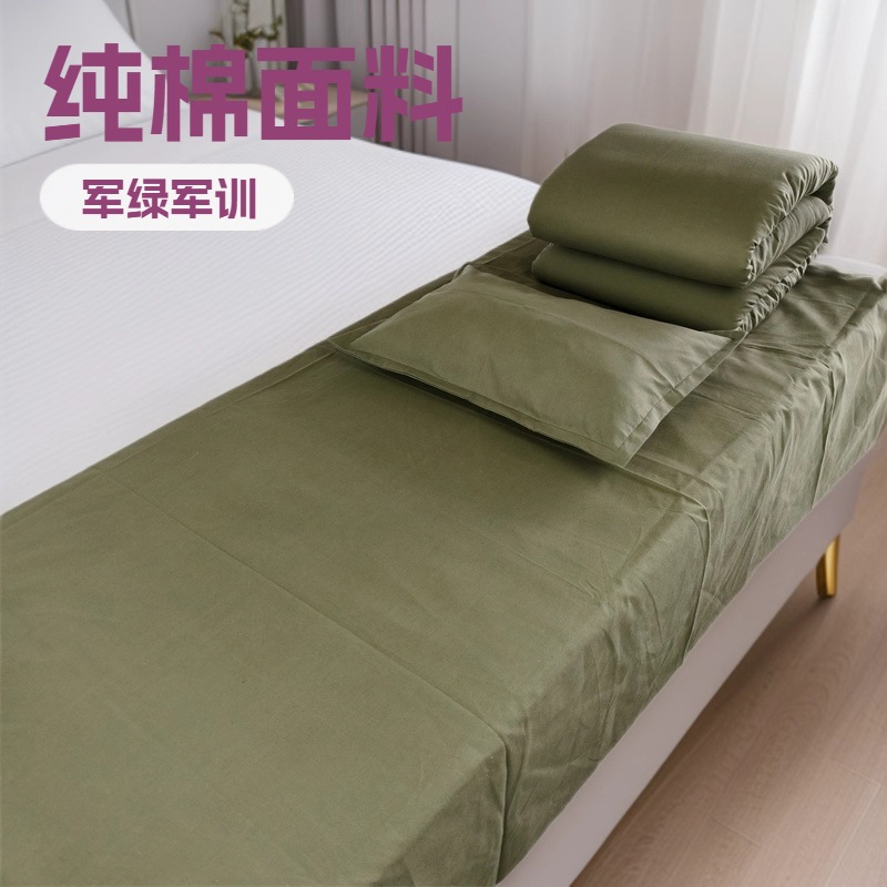 In-Stock Instant Delivery Cotton Quilt, Hot Melt Quilt, Labor Protection Quilt, Civil Disaster Relief Thickened Cotton Quilt, Military Green Cotton Quilt, Shaped