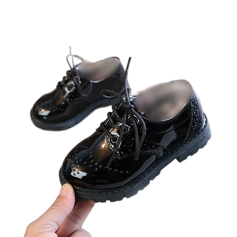 Children's fashionable shoes for leather shoes for boys